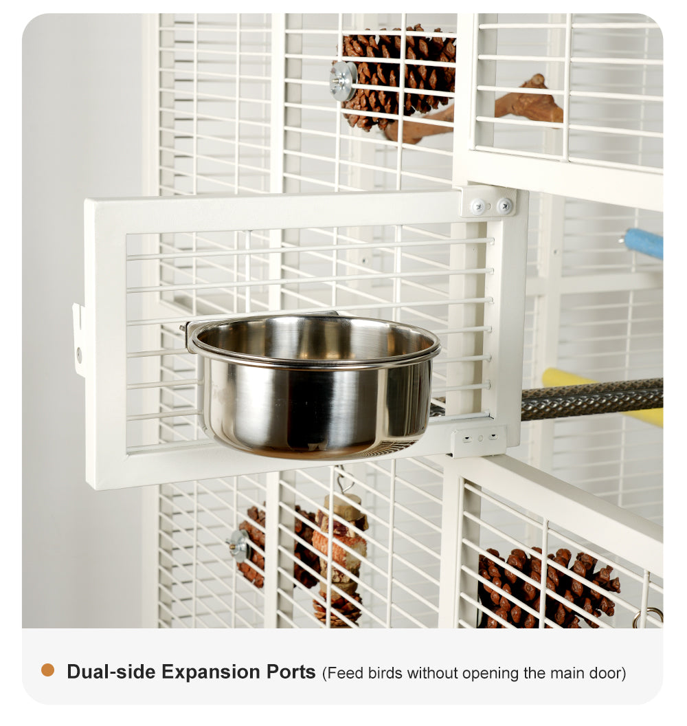 Extra Large Parrot Cage – 2m Tall Luxury Bird Aviary for Cockatiels, Lovebirds & Multiple Pet Birds