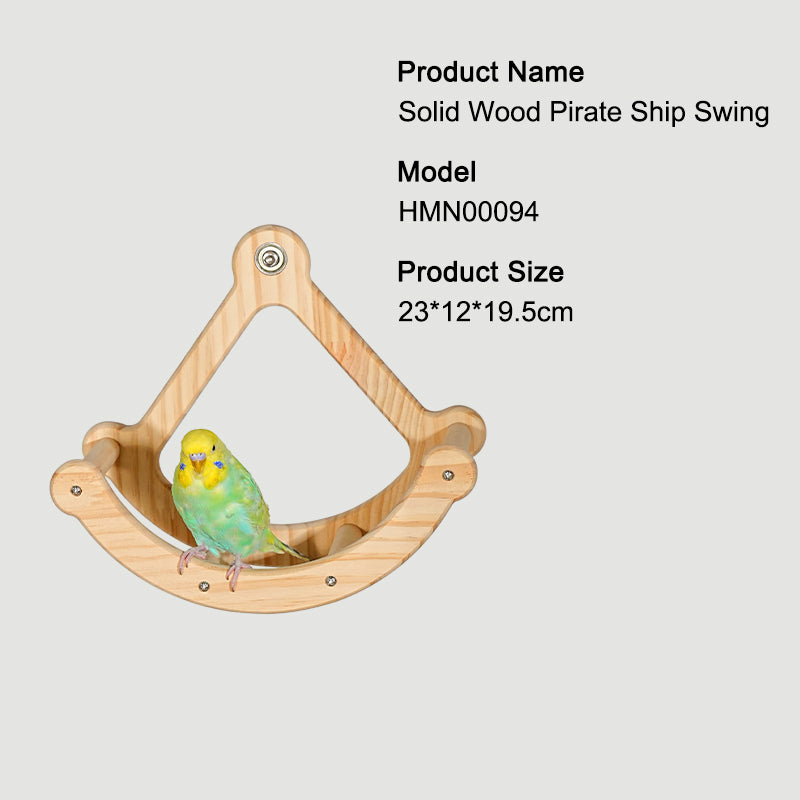 Parrot Chew Toy / Bird Toy / Hanging Bird Toy / Natural Wood / Beak Grinding / Small Parrots