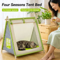 MiaoZan Foldable Pet Tent House for Cats & Dogs, Portable Washable All-Seasons Semi-Enclosed Space-Saving