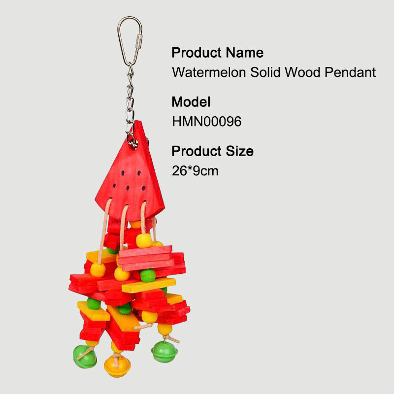 Parrot Chew Toy / Bird Toy / Hanging Bird Toy / Natural Wood / Beak Grinding / Small Parrots