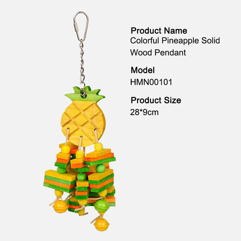 Parrot Chew Toy / Bird Toy / Hanging Bird Toy / Natural Wood / Beak Grinding / Small Parrots