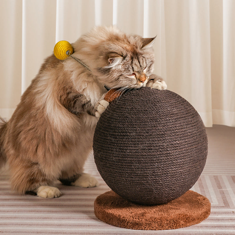 MiaoZan Cat Scratching Post Cat Climbing Frame Large Colorful Jute Scratch-Resistant Non-Shedding