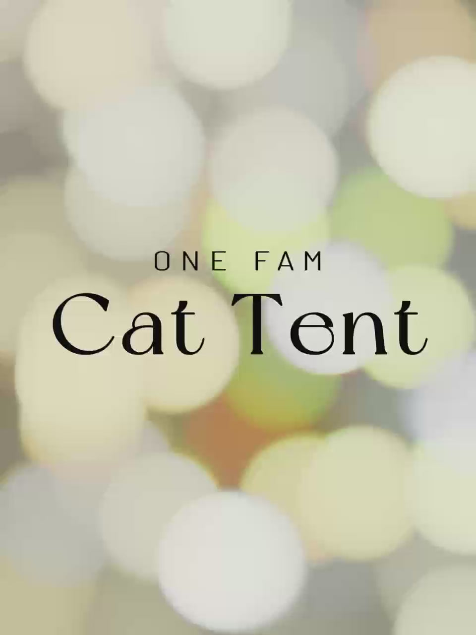 MiaoZan Foldable Pet Tent House for Cats & Dogs, Portable Washable All-Seasons Semi-Enclosed Space-Saving